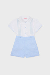 Light Blue Carlina Baby Boy Set